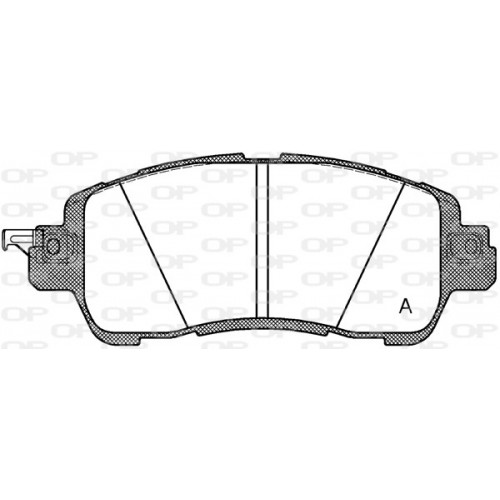 BRAKE PADS OPEN PARTS 1PCS 