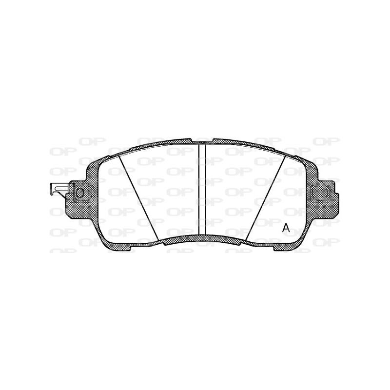 BRAKE PADS OPEN PARTS 1PCS 