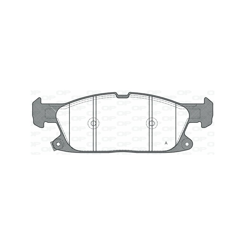 BRAKE PADS OPEN PARTS 1PCS 