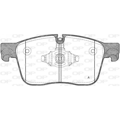 BRAKE PADS OPEN PARTS 1PCS 