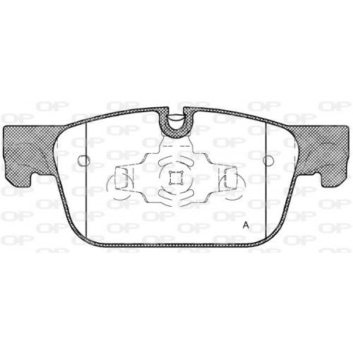 BRAKE PADS OPEN PARTS 1PCS 