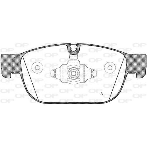 BRAKE PADS OPEN PARTS 1PCS 