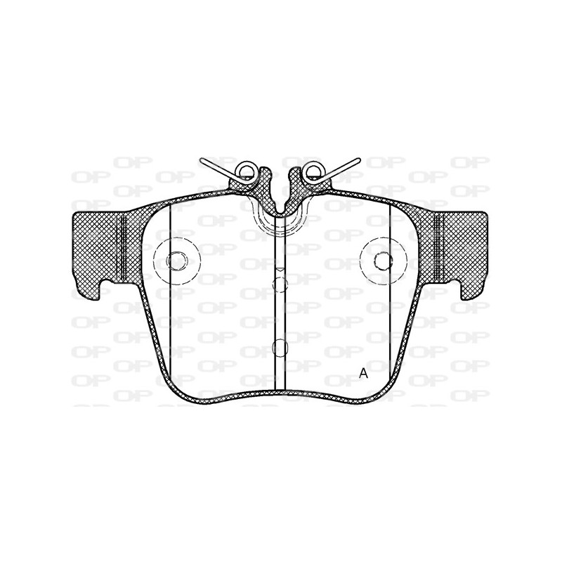 BRAKE PADS OPEN PARTS 1PCS 