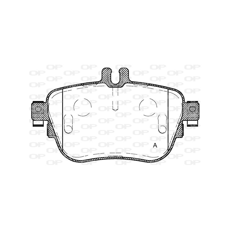 BRAKE PADS OPEN PARTS 1PCS 