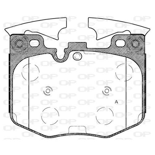 BRAKE PADS OPEN PARTS 1PCS 