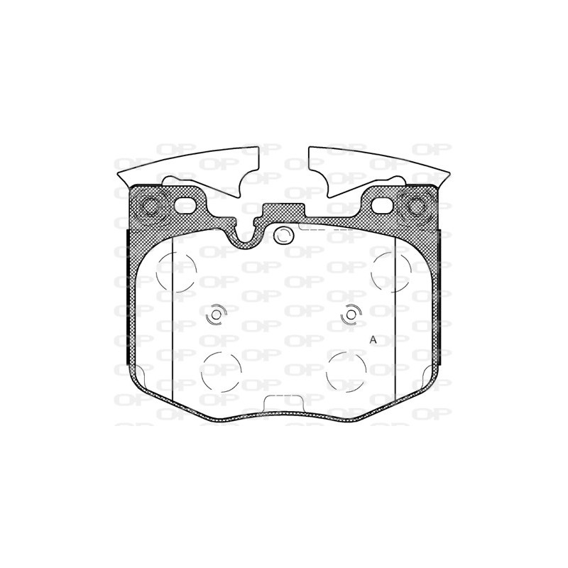 BRAKE PADS OPEN PARTS 1PCS 