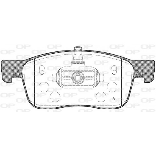 BRAKE PADS OPEN PARTS 1PCS 