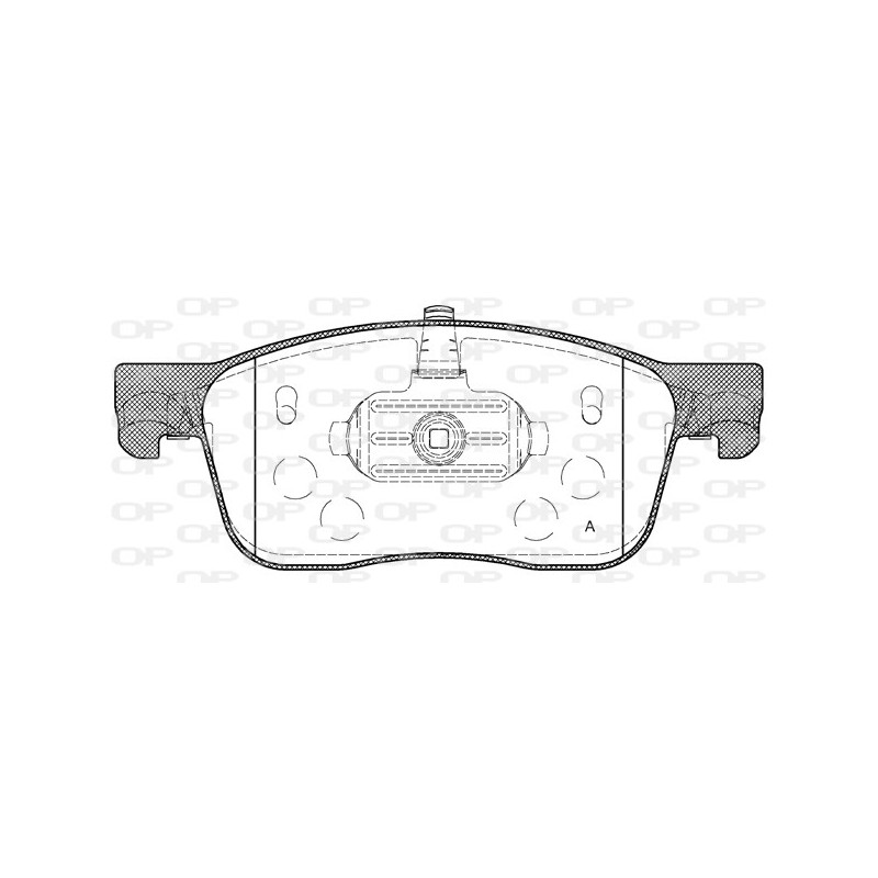 BRAKE PADS OPEN PARTS 1PCS 