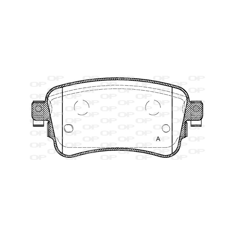 BRAKE PADS OPEN PARTS 1PCS 