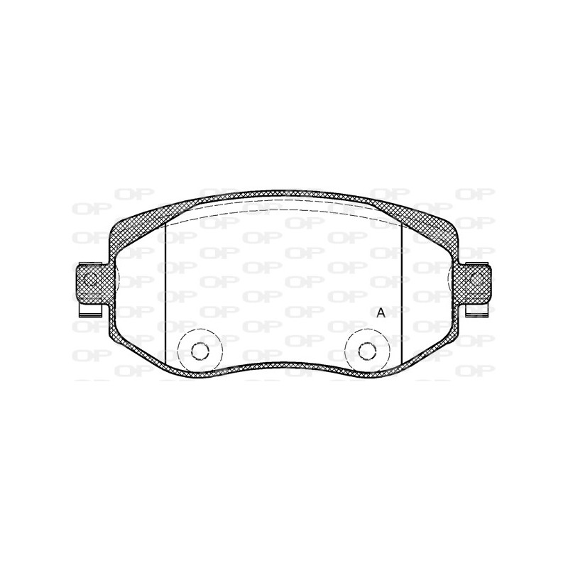 BRAKE PADS OPEN PARTS 1PCS 