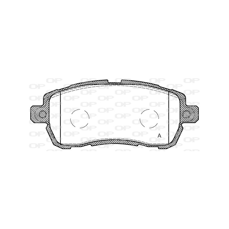 BRAKE PADS OPEN PARTS 1PCS 