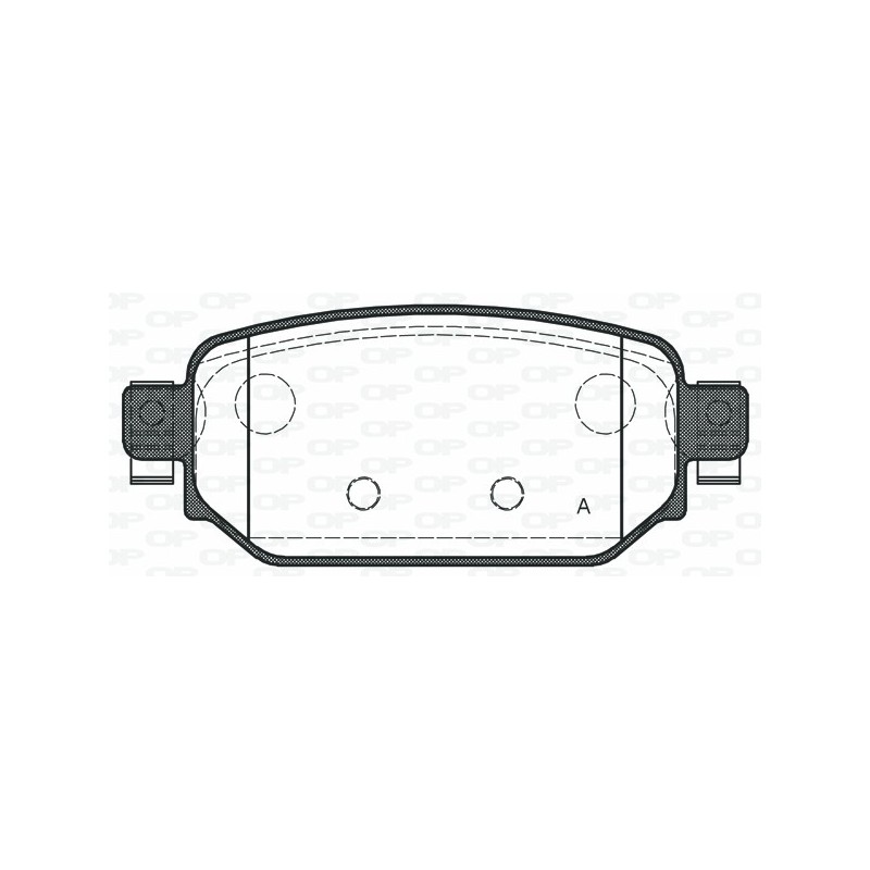 BRAKE PADS OPEN PARTS 1PCS 