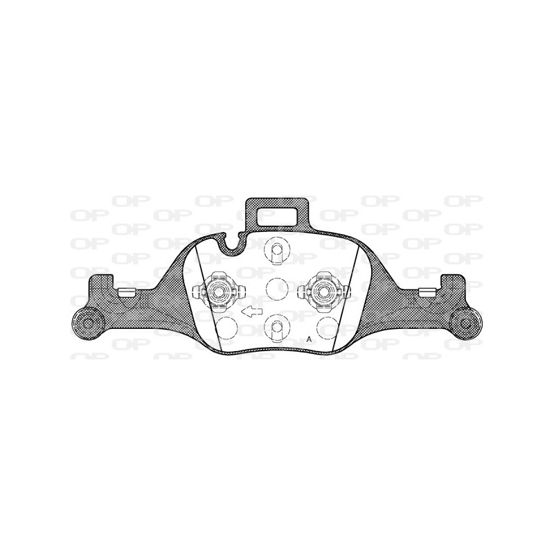 BRAKE PADS OPEN PARTS 1PCS 