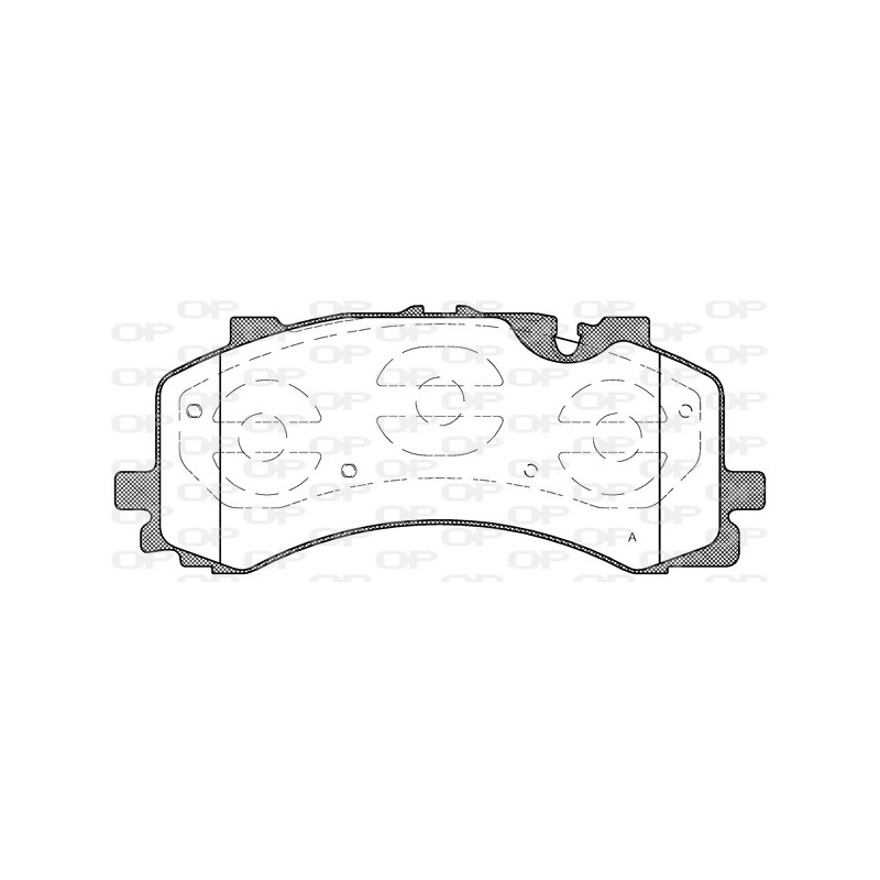 BRAKE PADS OPEN PARTS 1PCS 