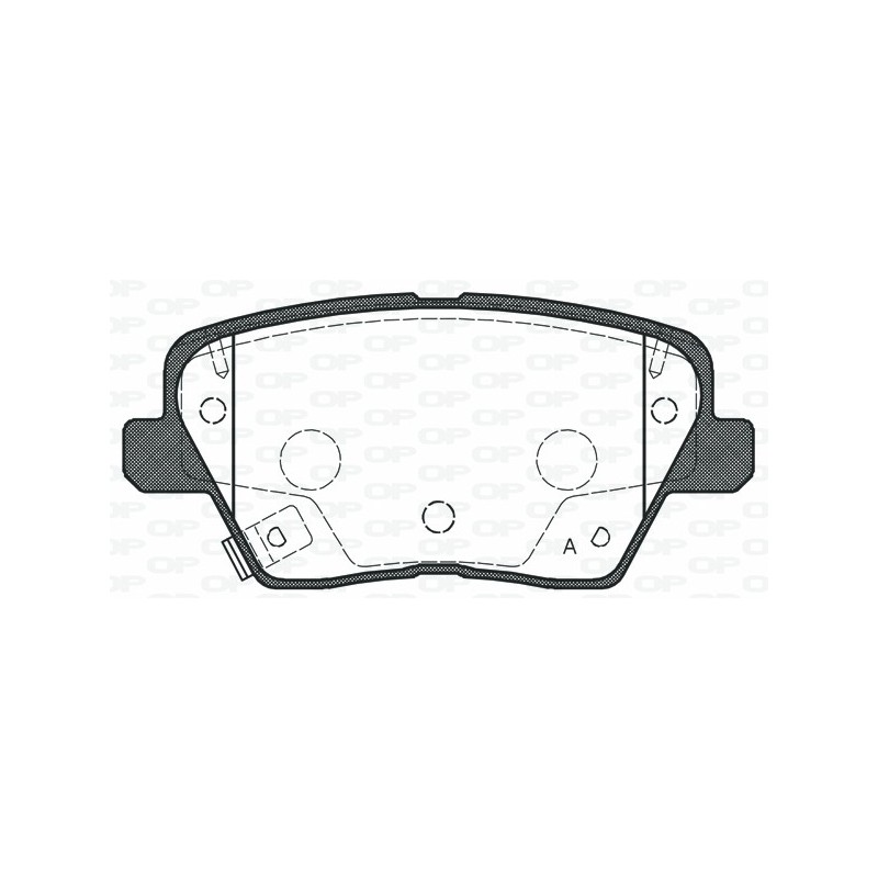 BRAKE PADS OPEN PARTS 1PCS 