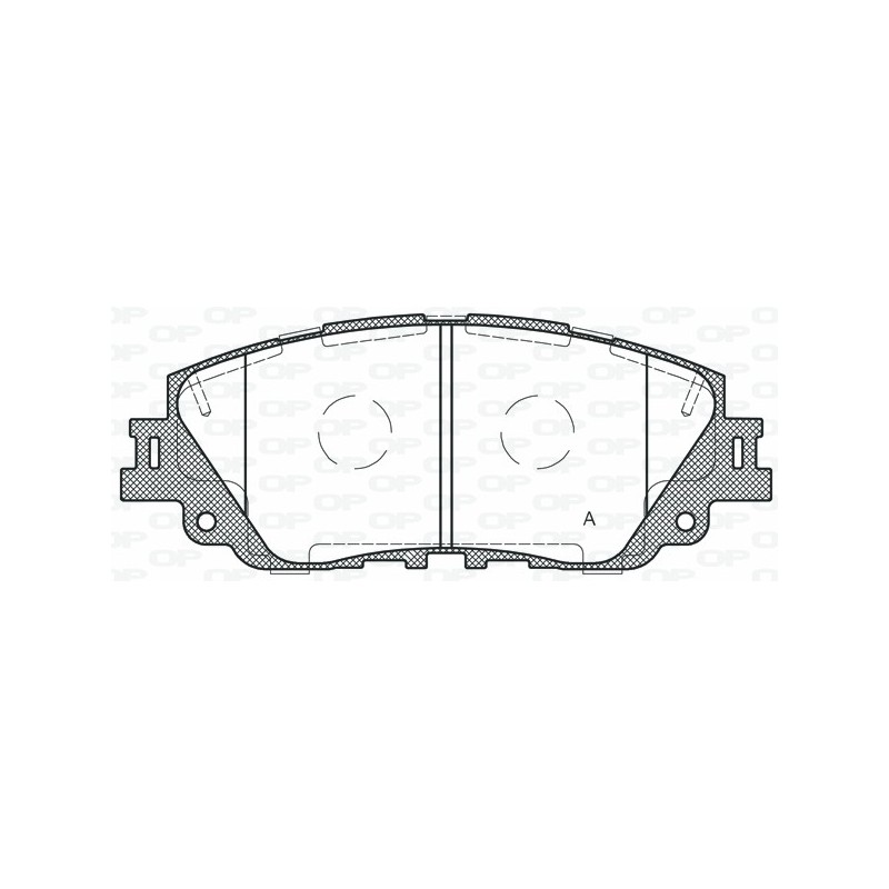 BRAKE PADS OPEN PARTS 1PCS 