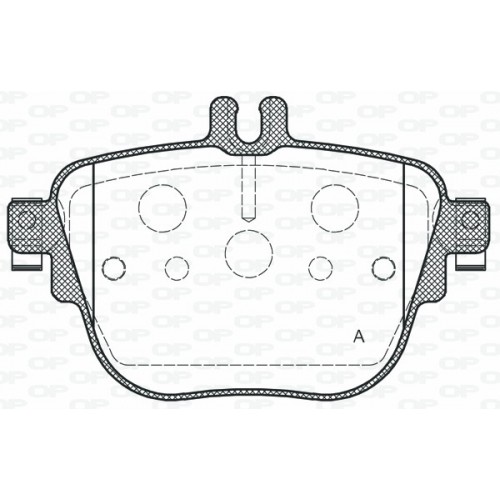 BRAKE PADS OPEN PARTS 1PCS 