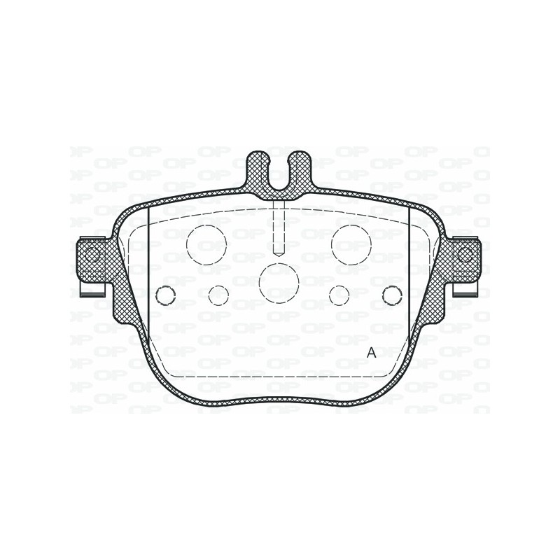 BRAKE PADS OPEN PARTS 1PCS 