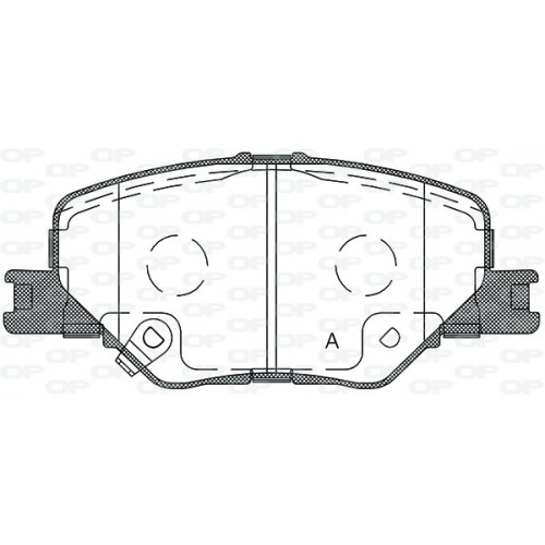 OP BRAKE PADS 1 PC 