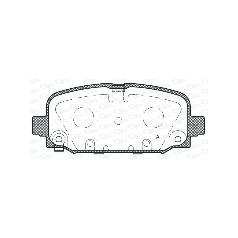 BRAKE PADS OPEN PARTS 1PCS 