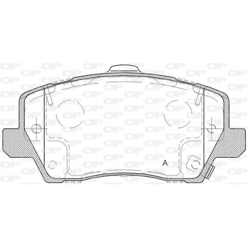 OP BRAKE PADS 1 PC 
