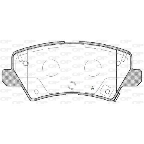 OP BRAKE PADS 1 PC 