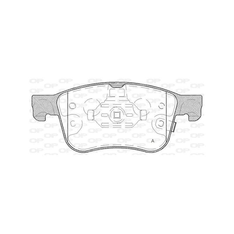 OP BRAKE PADS 1 PC 