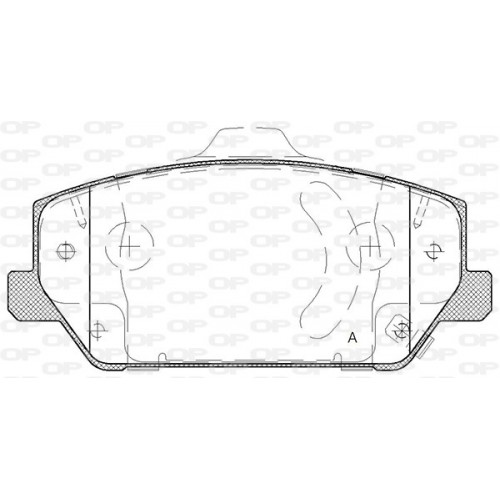 OP BRAKE PADS 1 PC 