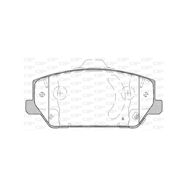 OP BRAKE PADS 1 PC 
