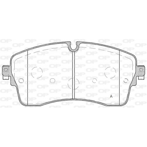 OP BRAKE PADS 1 PC 