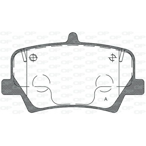 OP BRAKE PADS 1 PC 
