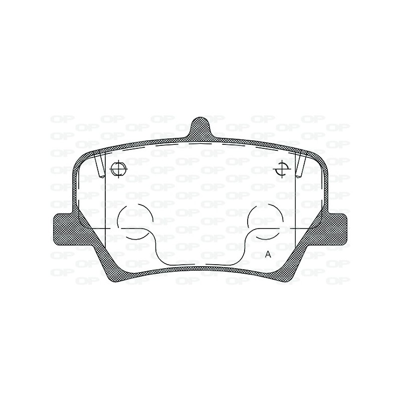 OP BRAKE PADS 1 PC 