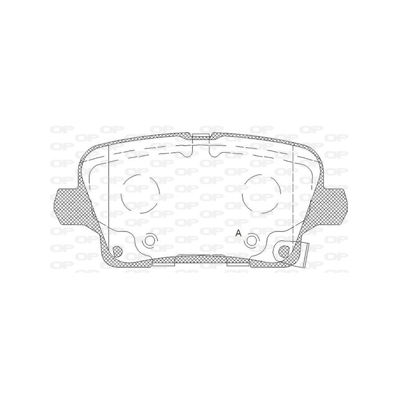 OP BRAKE PADS 1 PC 