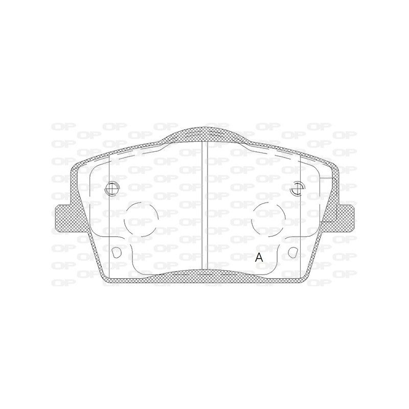 OP BRAKE PADS 1 PC 
