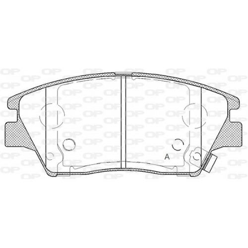 OP BRAKE PADS 1 PC 