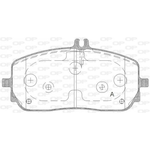 OP BRAKE PADS 1 PC 