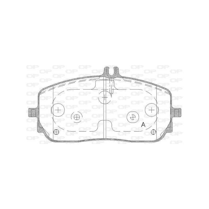 OP BRAKE PADS 1 PC 