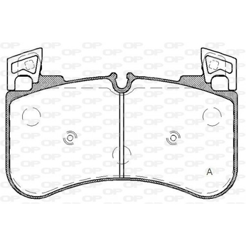 OP BRAKE PADS 1 PC 