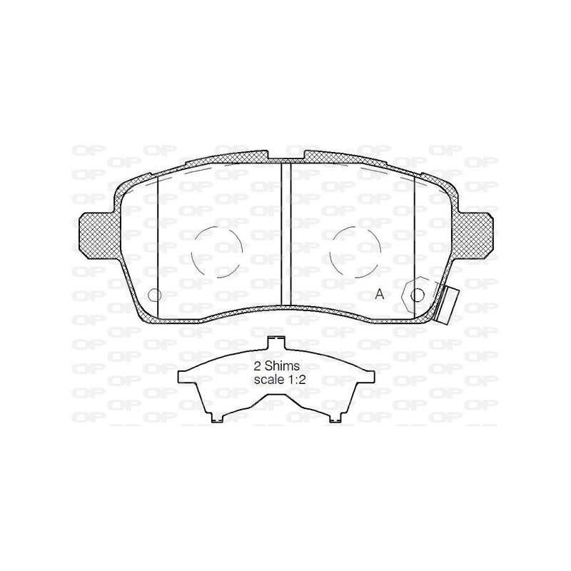 OP BRAKE PADS 1 PC 