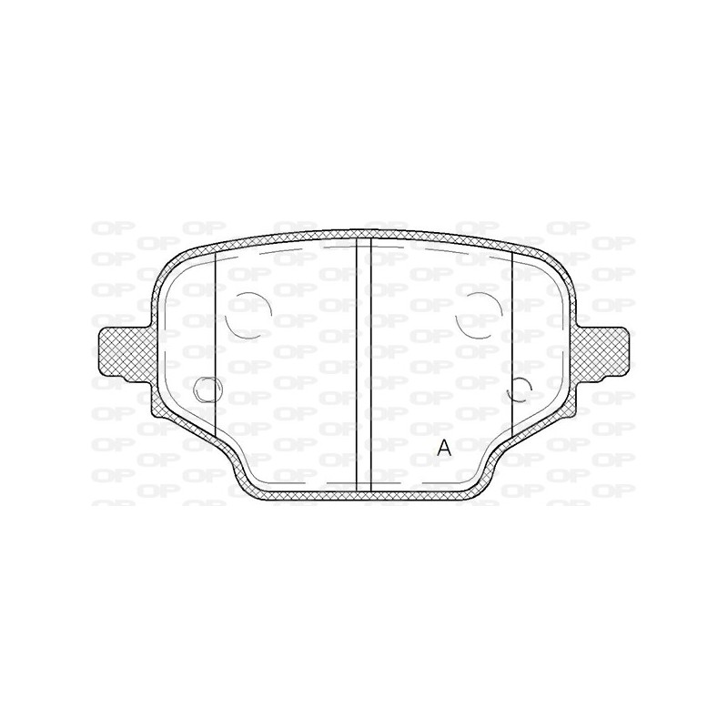 OP BRAKE PADS 1 PC 