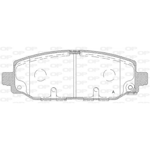 OP BRAKE PADS 1 PC 
