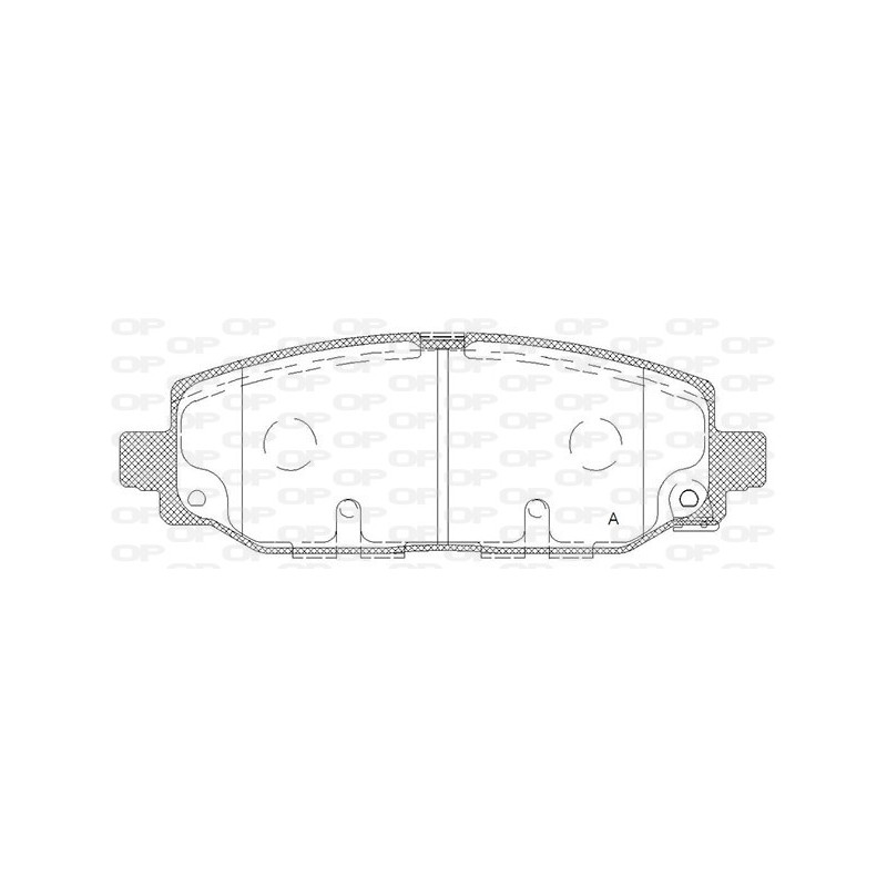 OP BRAKE PADS 1 PC 