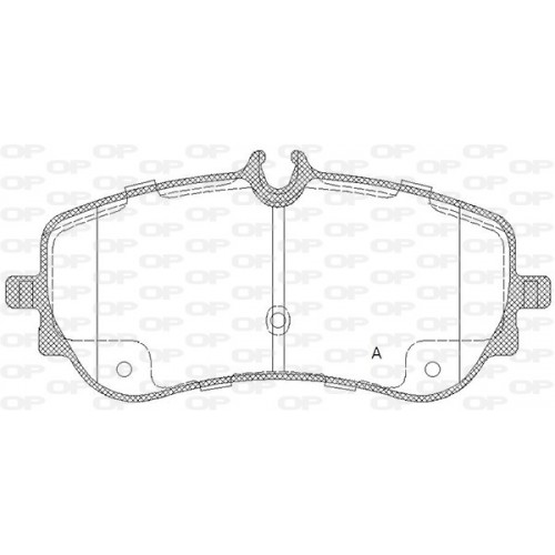 OP BRAKE PADS 1 PC 