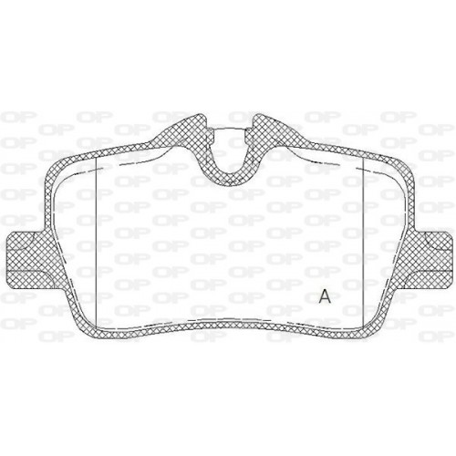 OP BRAKE PADS 1 PC 