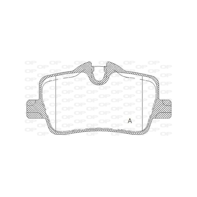 OP BRAKE PADS 1 PC 