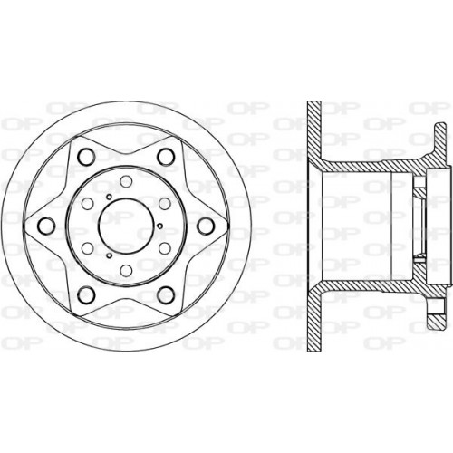 BRAKE DISC OPEN PARTS *ESAURIM 1pcs 