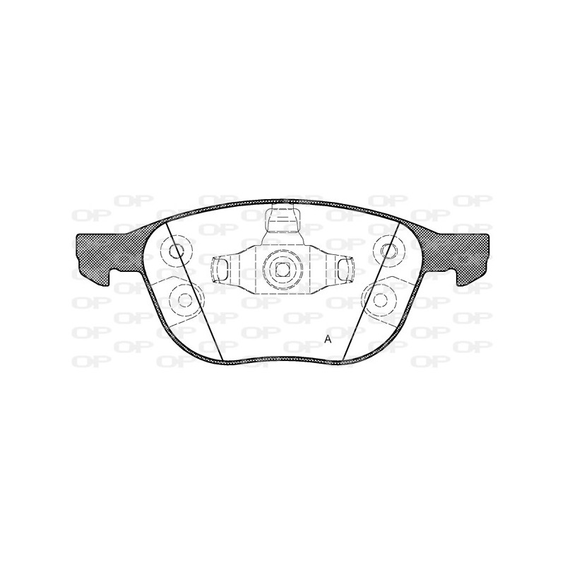 BRAKE PADS OPEN PARTS 1PCS 