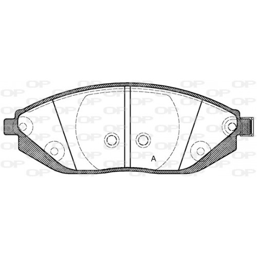 BRAKE PADS OPEN PARTS 1PCS 