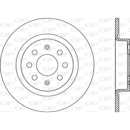 BRAKE DISC OPEN PARTS ADAPTIVE 2pcs 