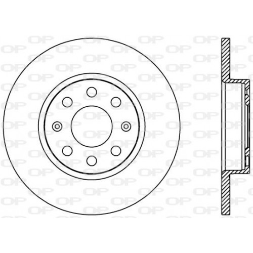 BRAKE DISC OPEN PARTS ADAPTIVE 2pcs 